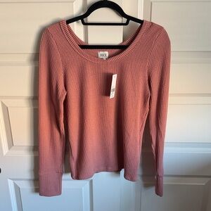 BKE Dusty Rose Knit Pullover